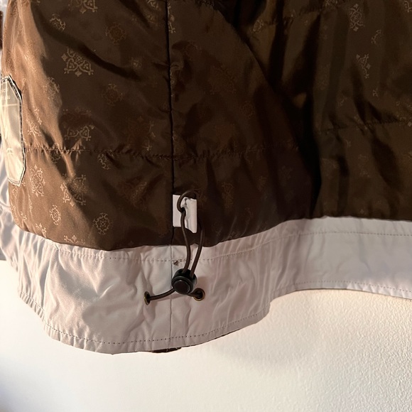 Columbia Womens Brown and light blue Swirl Coat Winter Jacket Size L - Picture 8 of 13